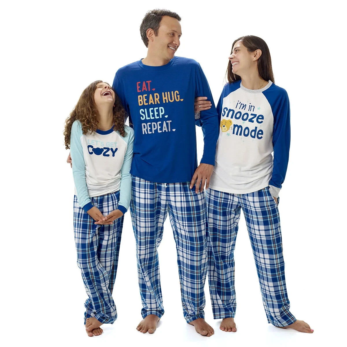 Build-A-Bear Pajama Shop™ Blue Plaid Pants - Adult - US 5099