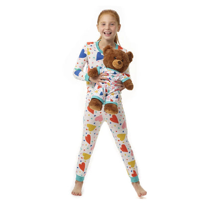 Build-A-Bear Pajama Shop™ Colorful Hearts PJ Pants - Toddler and Youth - US 3220