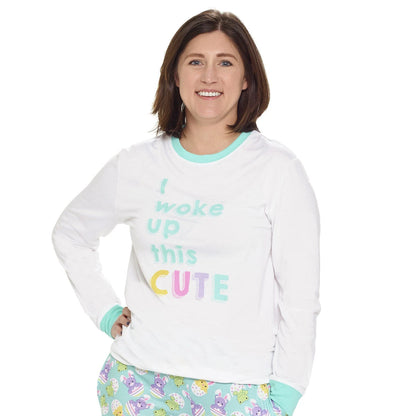 Build-A-Bear Pajama Shop™ "I Woke Up This Cute" PJ Top - Adult - US 6412