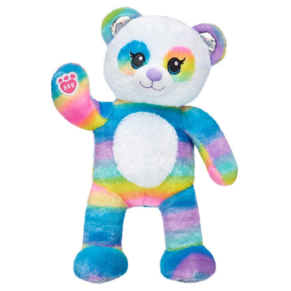 Rainbow Panda Plush Toy | Shop Rainbow Friends at Build-A-Bear® - US 6362