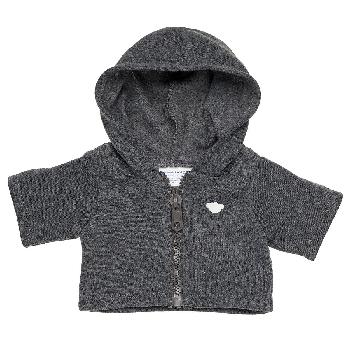 Charcoal Grey Zip Hoodie for Stuffed Animals | Build-A-Bear® - US 2328